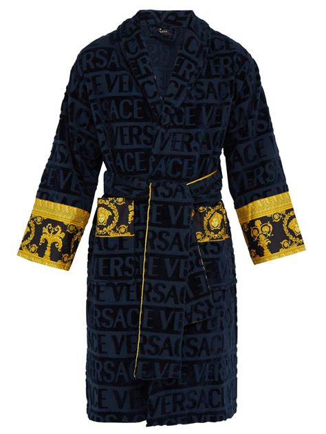 versace man robe|versace men s bathrobes.